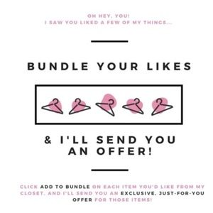 Bundle your Likes  - for special pricing!!